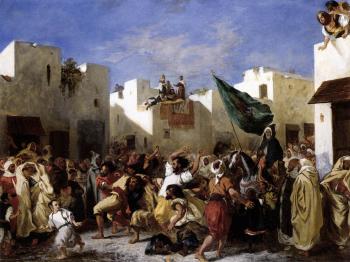 Eugene Delacroix : The Fanatics of Tangier